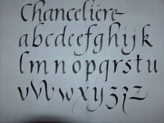 Alphabet Chancelière